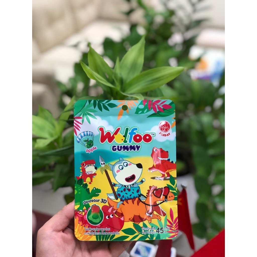 Kẹo dẻo WOLFOO - kẹo dẻo vị xoài bóc vỏ, cola, khủng long nhân chảy mứt táo - kẹo Marshmallow khoai tây mứt dâu tây