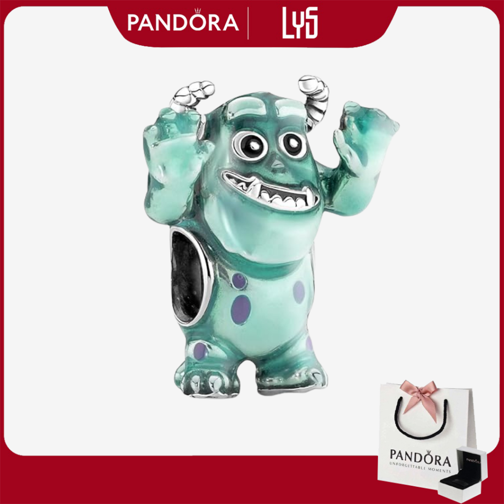 Charm Pandora Pixar Sulley Nhân Vật Hoạt Hình Pixar 1510 - Bạc S925