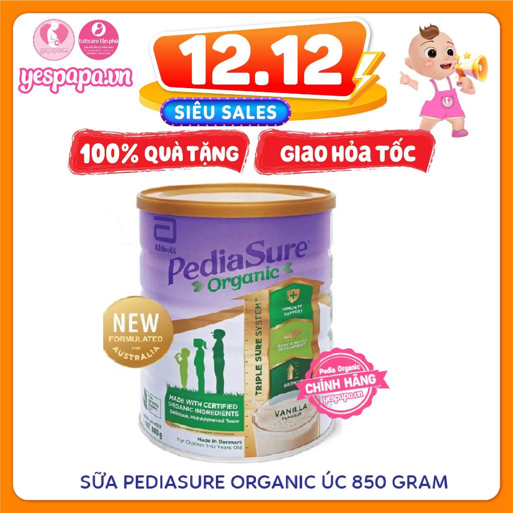 SỮA PEDIASURE ORGANIC ÚC 850 GRAM