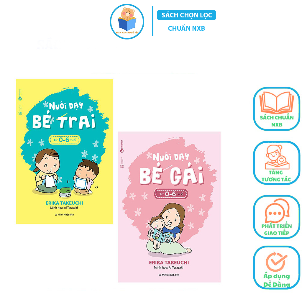 Sách Nuôi Dạy Bé Trai Và Bé Gái Từ 0 6 Tuổi