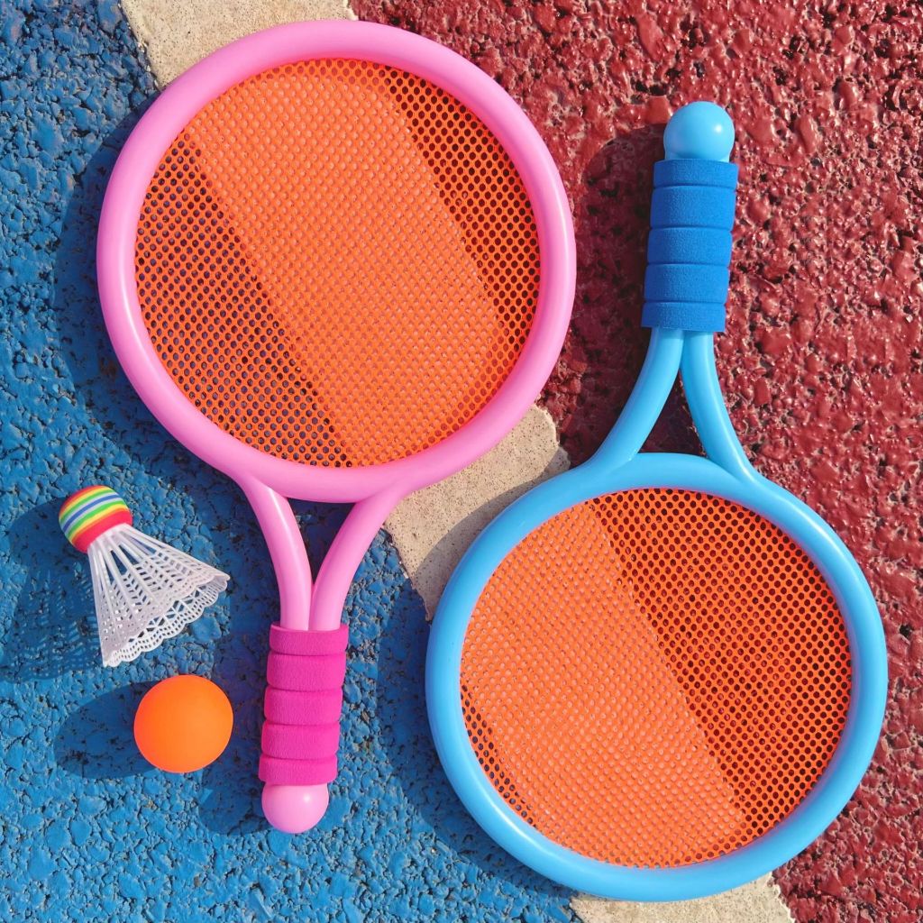 Bộ Vợt Đánh tennis Với Cầu Lông Đồ Chơi Ngoài Trời Trong Nhà Cho Trẻ Em