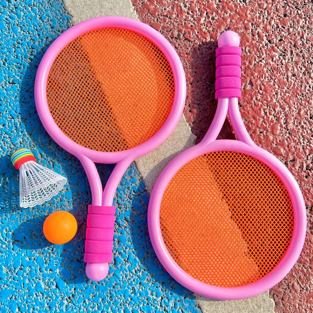Bộ Vợt Đánh tennis Với Cầu Lông Đồ Chơi Ngoài Trời Trong Nhà Cho Trẻ Em