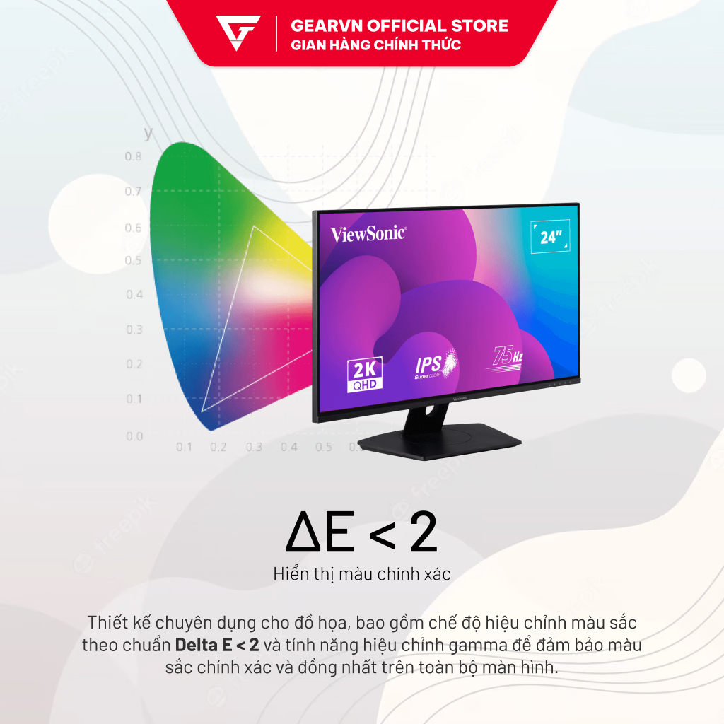 Màn Hình VIEWSONIC VX2480-2K-SHD (24"/IPS/2K/75Hz/4ms) Chính Hãng Giá Rẻ | BigBuy360 - bigbuy360.vn