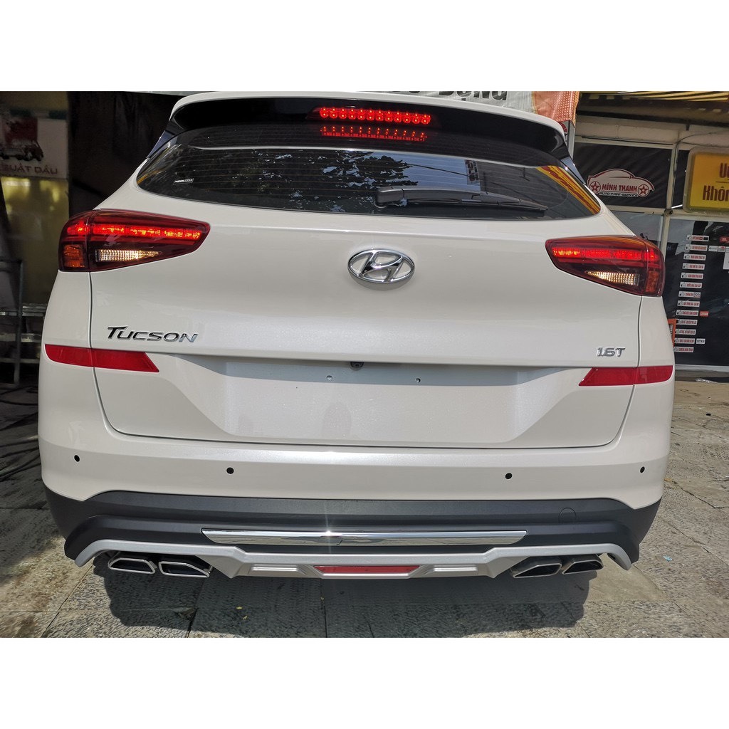 Ốp cản trước, cản sau, Lippo xe Huyndai Tucson 2019- 2021