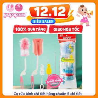 Cọ rửa bình chi tiết hàng chuẩn 5 chi tiết