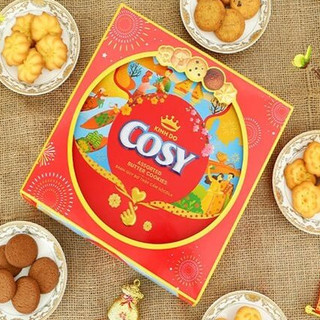 Bánh quy bơ cosy thập cẩm socola 378g quà tết 2024