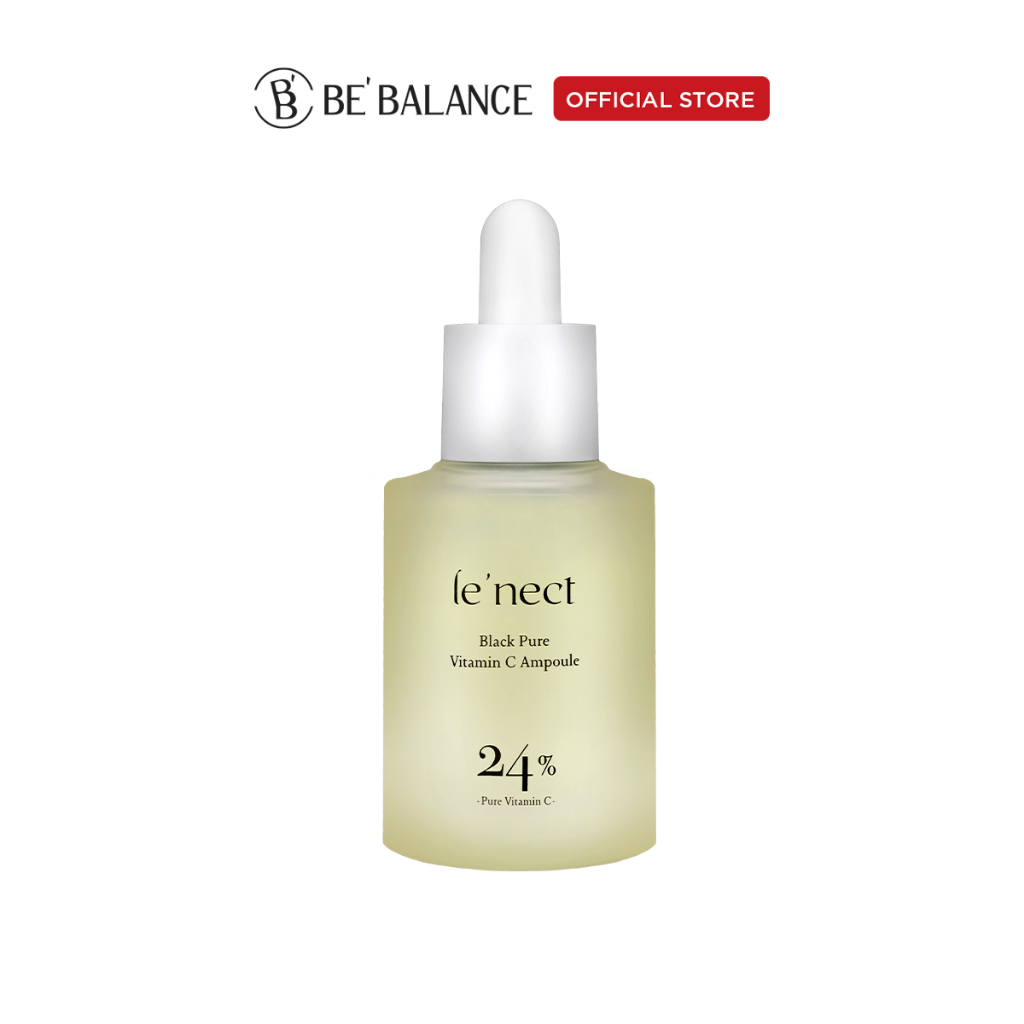 (L04) Tinh Chất Be'Balance LENECT BLACK PURE VITAMIN C AMPOULE Dưỡng Trắng Cải Thiện và Làm Đều Màu Da 30ml