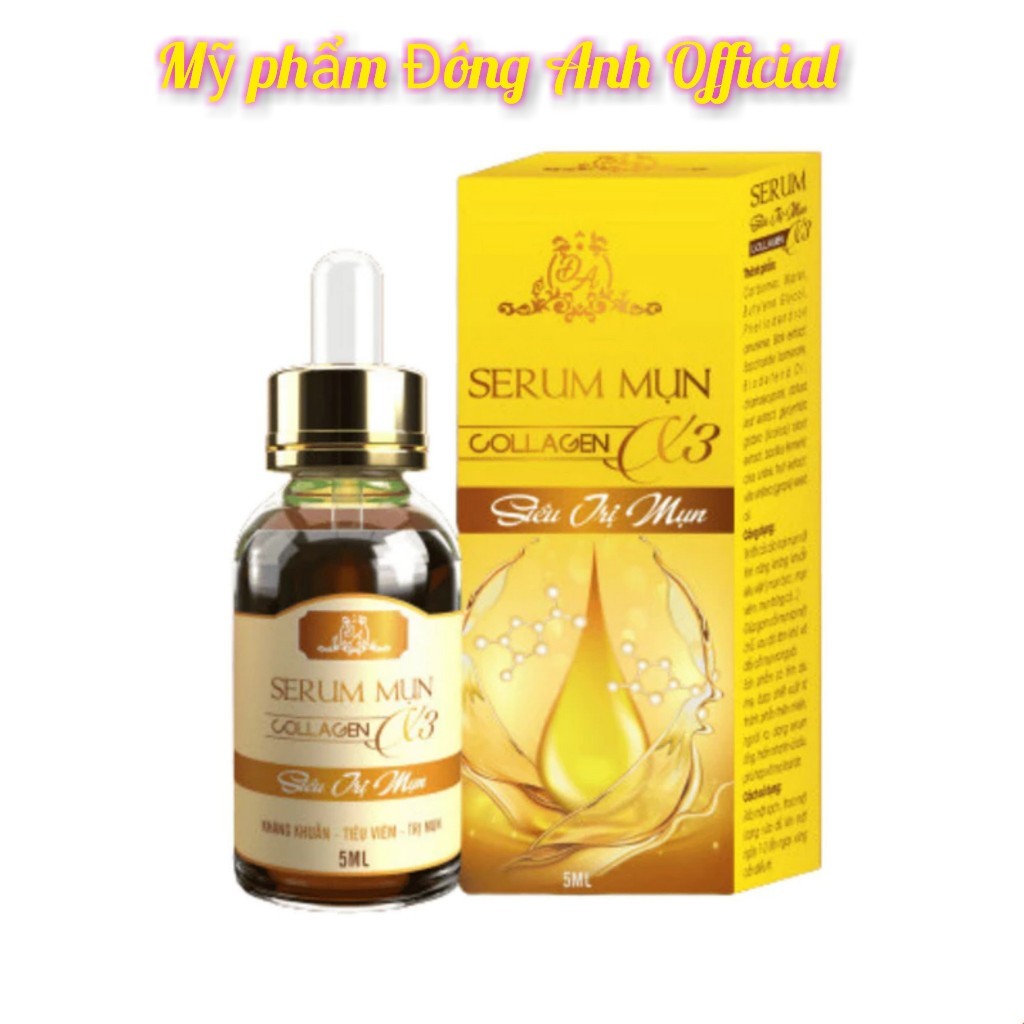 Serum mụn Collagen X3 Luxury mỹ phẩm Đông Anh