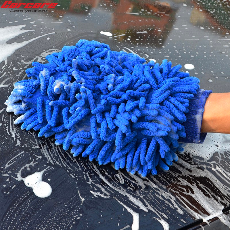 Bao tay lau rửa xe cho ô tô - Găng tay 2 mặt rửa xe máy, ô tô, lau dọn nội thất - Better Car