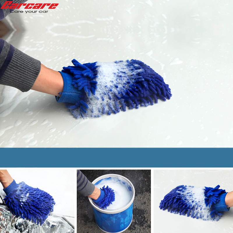 Bao tay lau rửa xe cho ô tô - Găng tay 2 mặt rửa xe máy, ô tô, lau dọn nội thất - Better Car