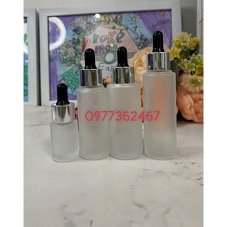 Chai thủy tinh znv phun mờ 10ml 30ml 50ml đầu bóp ống thủy tinh
