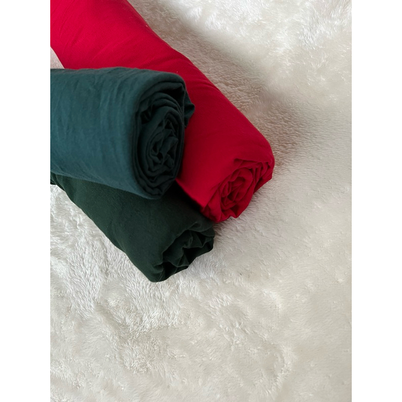 Vải thun cotton 4c Hàn tông màu Noel