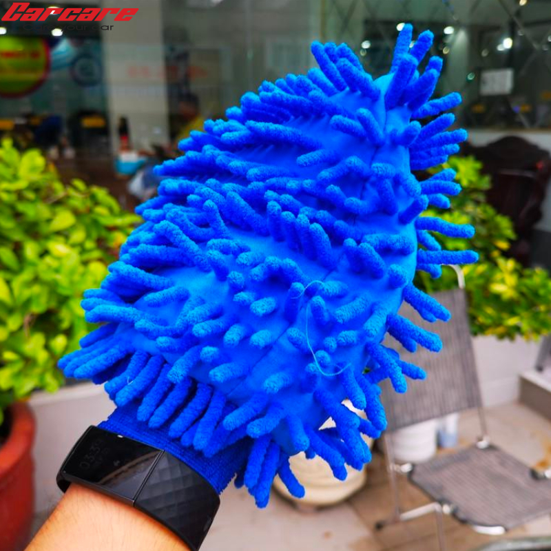 Bao tay lau rửa xe cho ô tô - Găng tay 2 mặt rửa xe máy, ô tô, lau dọn nội thất - Better Car