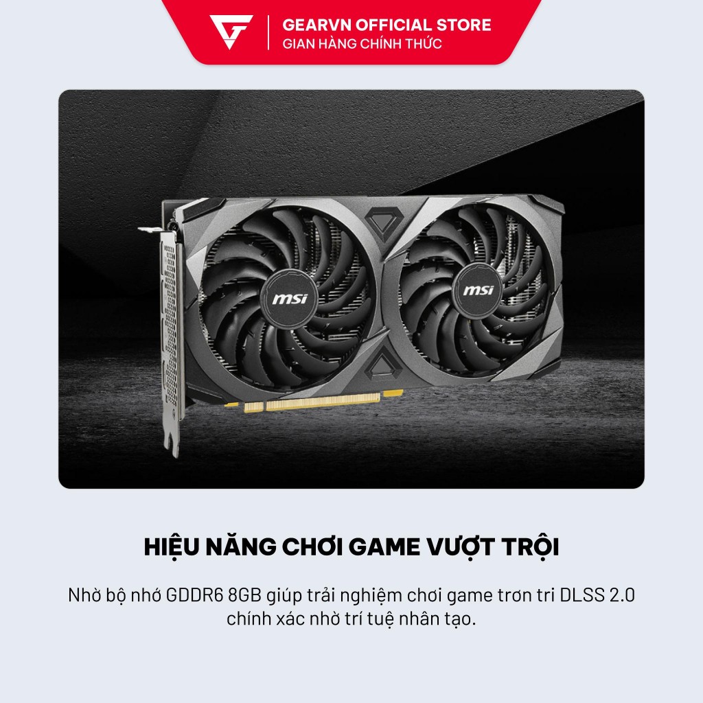 Card màn hình MSI GeForce RTX 3050 VENTUS 2X XS 8G OC 8GB