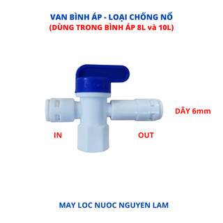 Van Bình Áp - Dùng Trong Bình Áp Máy Lọc Nước RO 8 Lít & 10 Lít