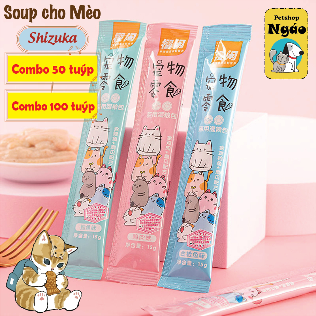 Súp thưởng Shizuka | Pet Snacks 15g cho mèo - Siêu rẻ