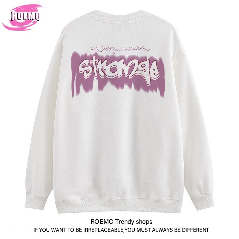 Áo sweater nỉ Cô gái StrongGer nam nữ form rộng, áo cổ tròn mùa đông unisex vải cotton dày dặn,ấm áp, áo cặp nhóm trend