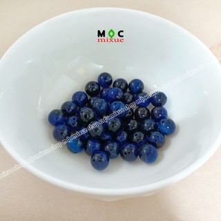 10mm/ 1 hạt đá mắt hổ xanh dương cổ điển làm vòng tay mix vòng handmade _ mộc mixue