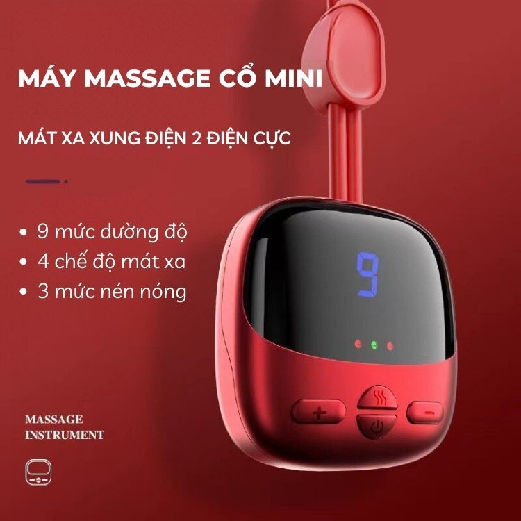Massage cổ vai gáy mini nhỏ gọn dễ sừ dụng, H4Y bảo hành 6 tháng