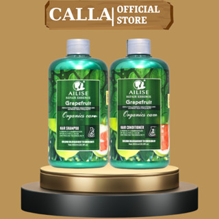 Dầu Gội Xả Bưởi AILISE GRAPEFRUIT 850ML * 2 Chống Rụng Tóc Kích Mọc Tóc Phục Hồi Tóc Khô Xơ Hư Tổn