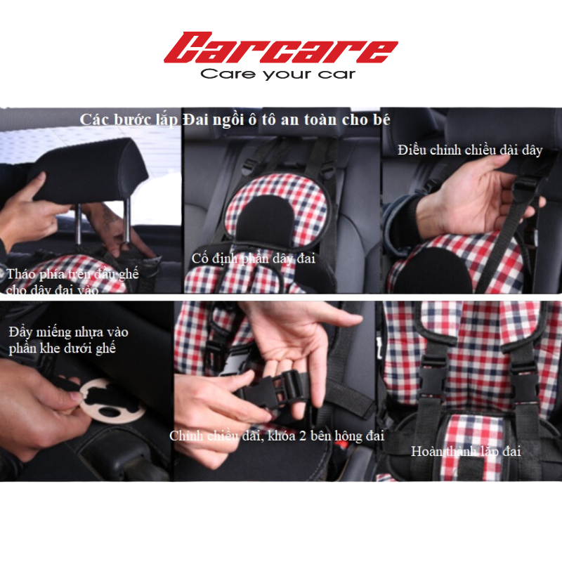 Ghế ngồi phụ dày đa năng trên xe hơi, ô tô bảo vệ an toàn cho bé từ 9 tháng - 7 tuổi - Better Car