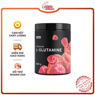  Thực phẩm bổ sung KFD Glutamine 500g - Phục hồi cơ bắp nhanh sau tập 500g 