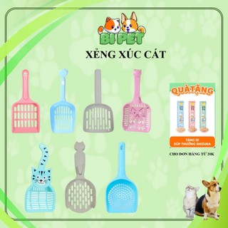 Xẻng xúc cát cho mèo bằng nhựa bền đẹp nhiều màu sắc - BI PET