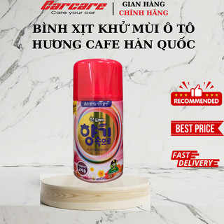 Bình xịt khử mùi xe ô tô hương cafe hàng Hàn Quốc - nước hoa xịt thơm ô tô cao cấp Sandokkaebi Korea 300ml