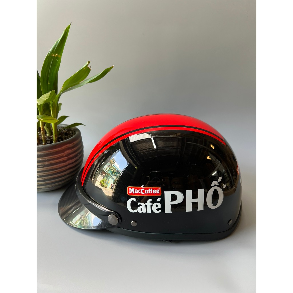 Nón bảo hiểm người lớn quà tặng cà phê Phố