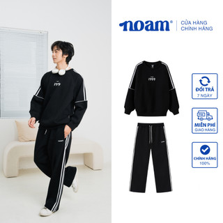 Set đồ Unisex Form rộng NOAM Triple Stripes Sweater