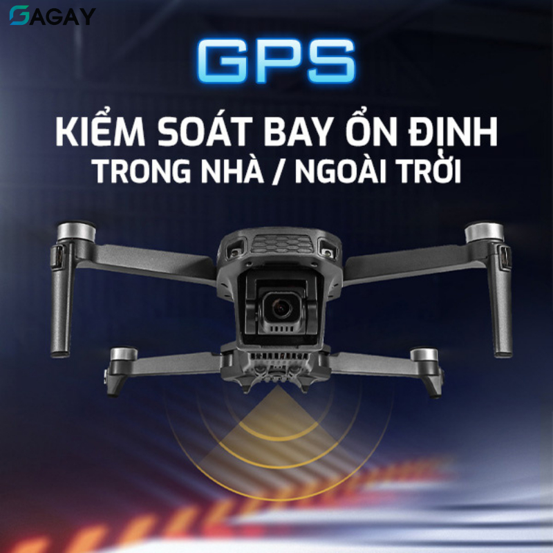 Flycam máy bay điểu khiển từ xa EL300 PRO, có GPS, có gimbal chống rung, chụp ảnh chất lượng 1080p, thời lượng pin lâu | BigBuy360 - bigbuy360.vn