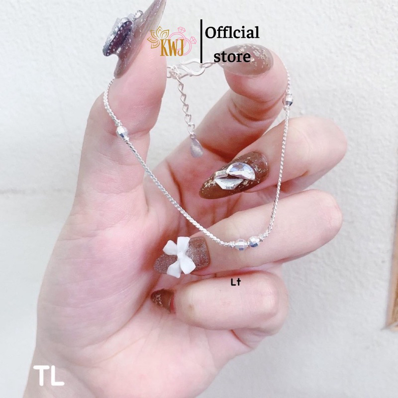 Lắc Tay Bạc mix 3 bi cực xinh. Bạc Xinh 92