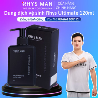 Dung dịch vệ sinh nam giới hương bạc hà RHYS MAN Rhys Ultimate 120ml, Làm sạch sâu khử mùi không gây kích ứng cho da