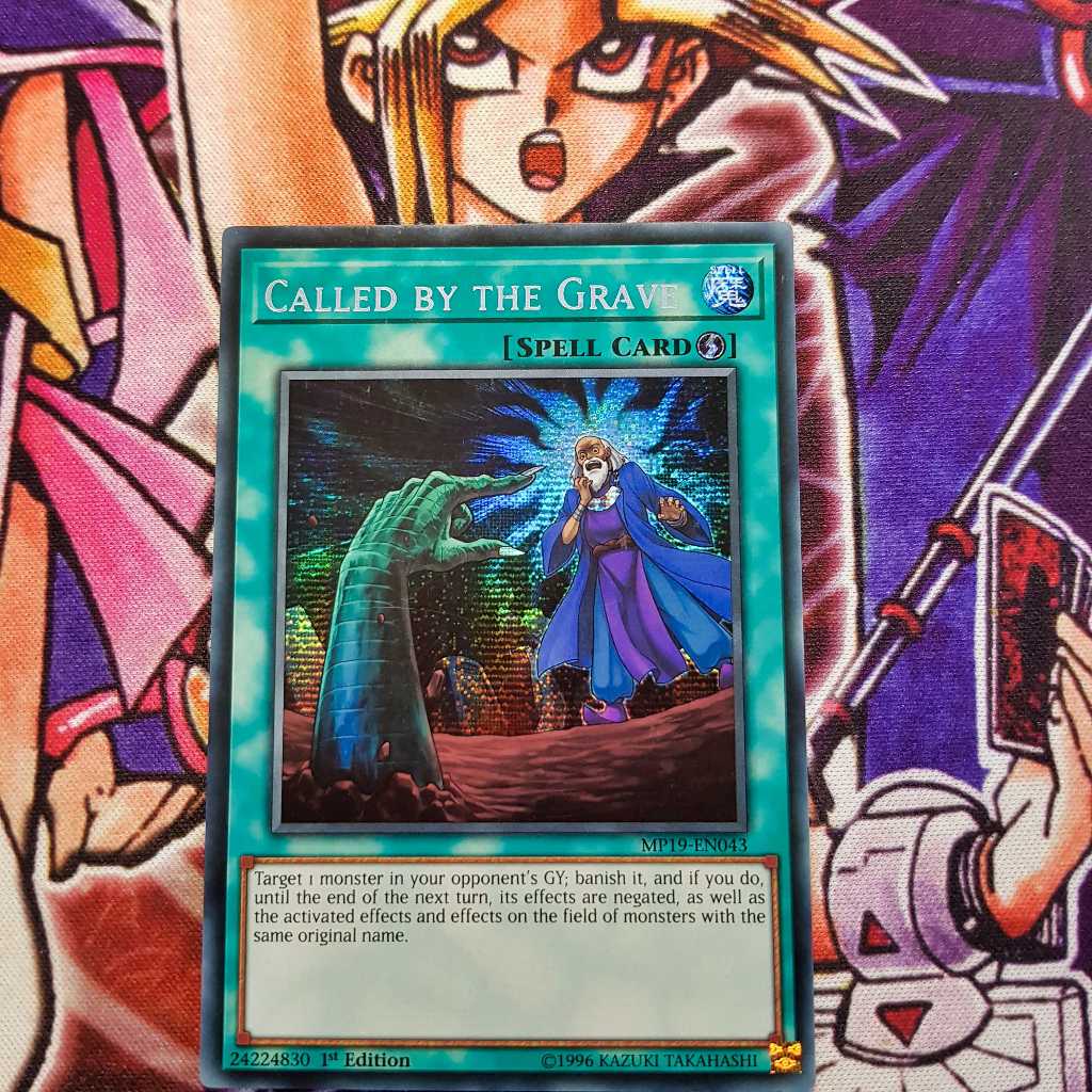 Thẻ bài Yugioh chính hãng | Called by the Grave | MP19 Secret Rare