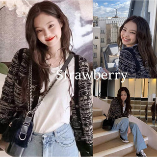 Áo khoác cardigan len giống Jennie, Jisoo BLACKPINK