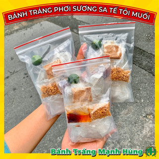 Bánh tráng phơi sương SATE TỎI MUỐI - Bánh tráng Mạnh Hùng