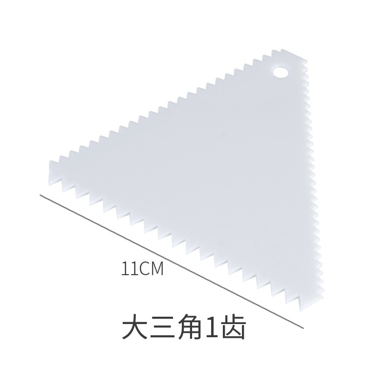 Miếng Chà Nhựa Tạo Vân Bánh / Vét Bột Răng Cưa