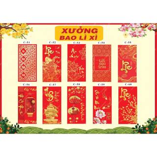 [CHỌN MẪU] 10 Bao Lì Xì Đẹp Tết 2022 Hoạt Hình Con Cọp Cute Dễ Thương Thần Tài Độc Lạ Giá Sỉ Rẻ Màu Đỏ Giấy C150