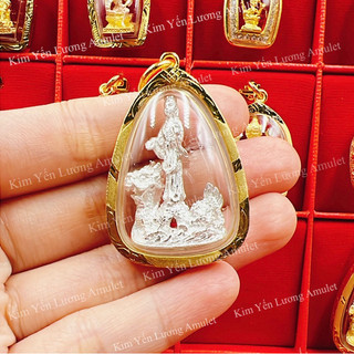 🎀 mặt dây chuyền mẹ quan âm cưỡi rồng cao cấp thái lan 🎀