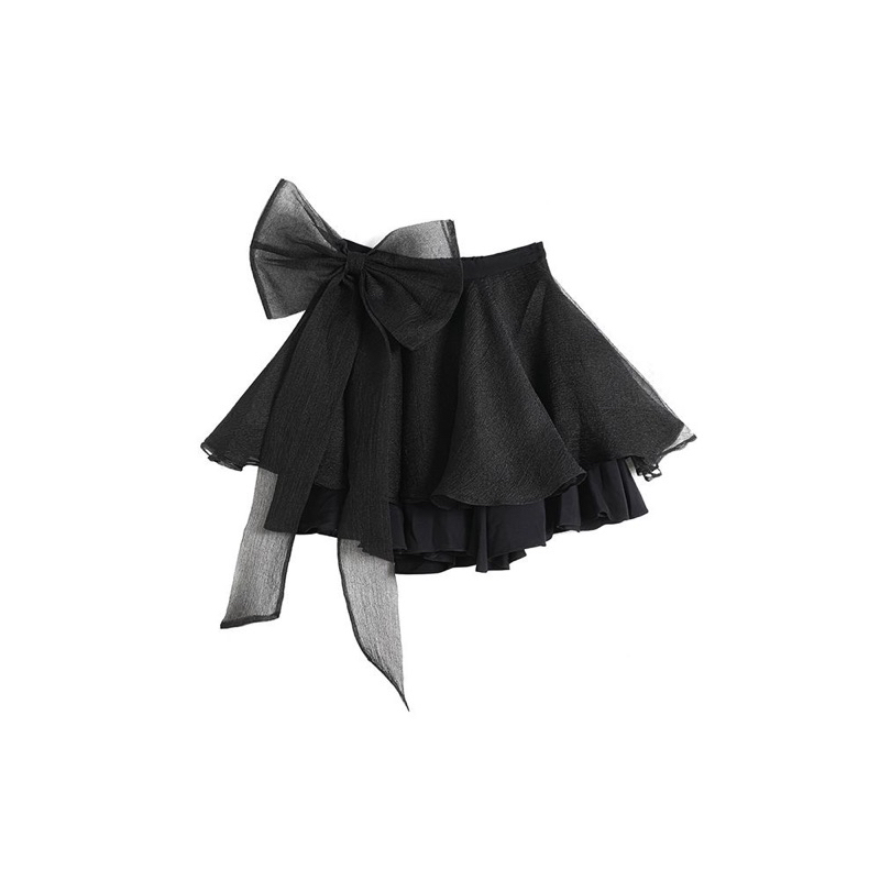 Chân váy ngắn xòe vải voan nhẹ nhàng xinh xắn, Váy công chúa