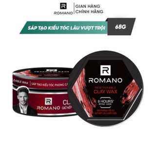 Sáp (wax) giữ nếp tóc Romano Restyleable wax 68g/hộp