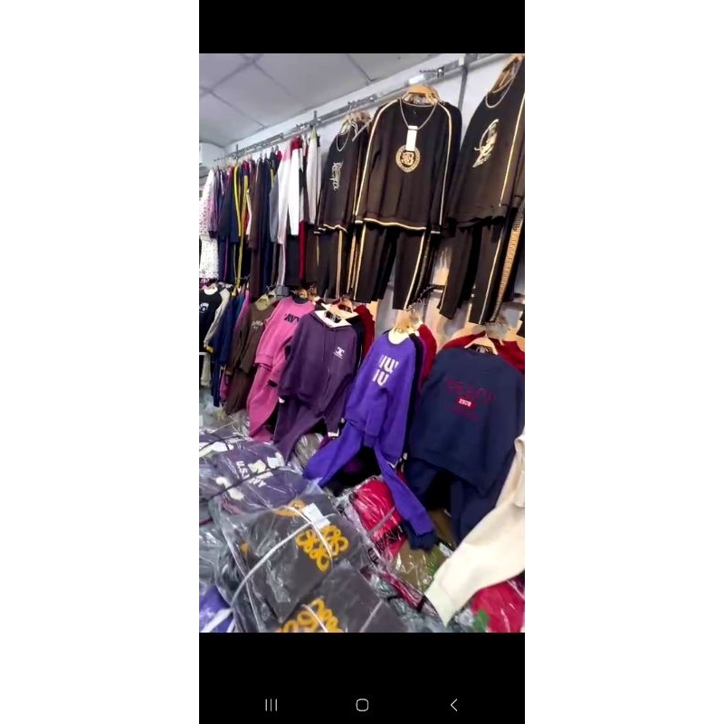 Sét bộ thể thao nữ lót bông quảng châu drunk