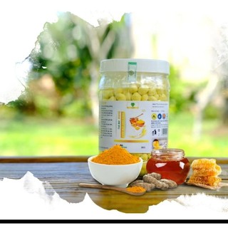 Tinh bột nghệ viên mật ong rừng mẹ ken 500g
