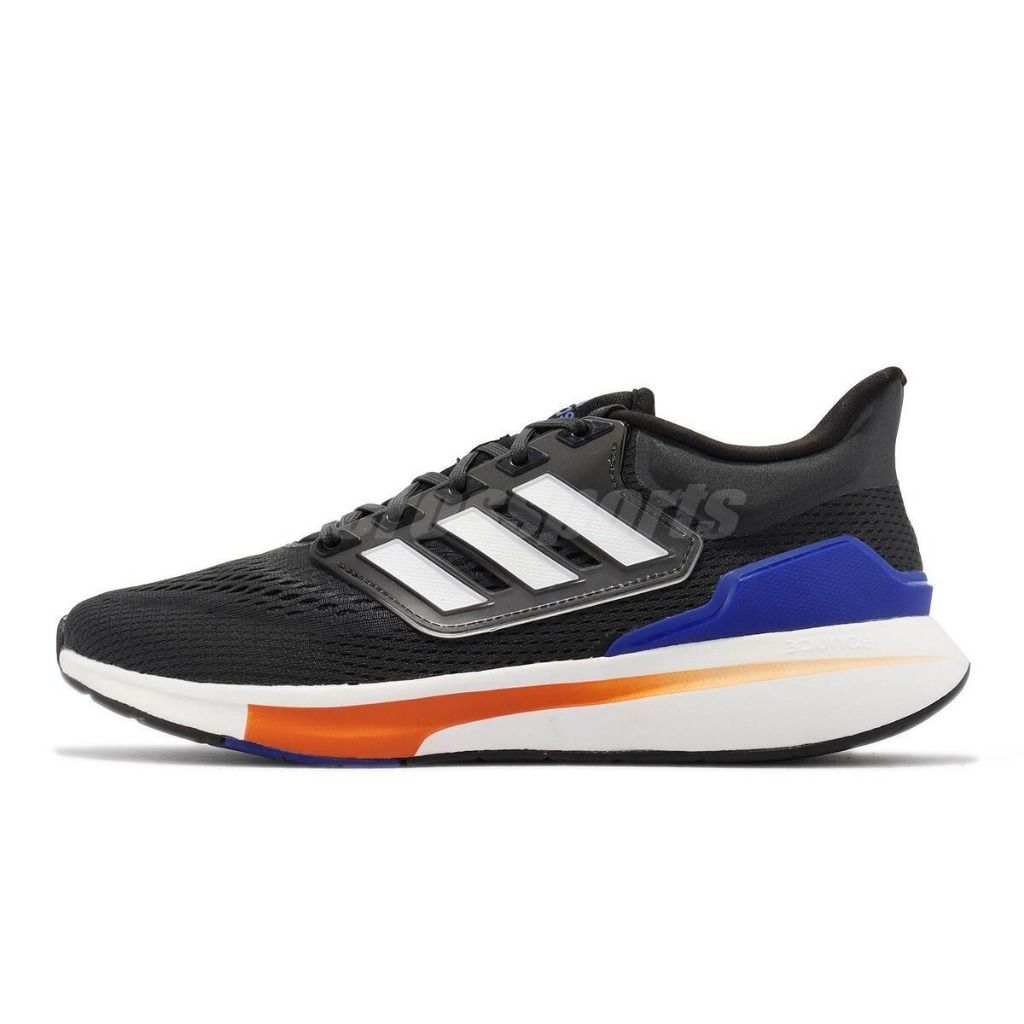Giày Adidas EQ21 Run Black Blue White - GY2194 - Đen xanh