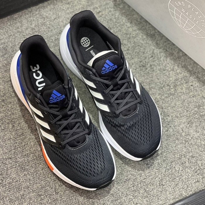 Giày Adidas EQ21 Run Black Blue White - GY2194 - Đen xanh