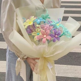 Bó 100 kẽm nhung mix màu
