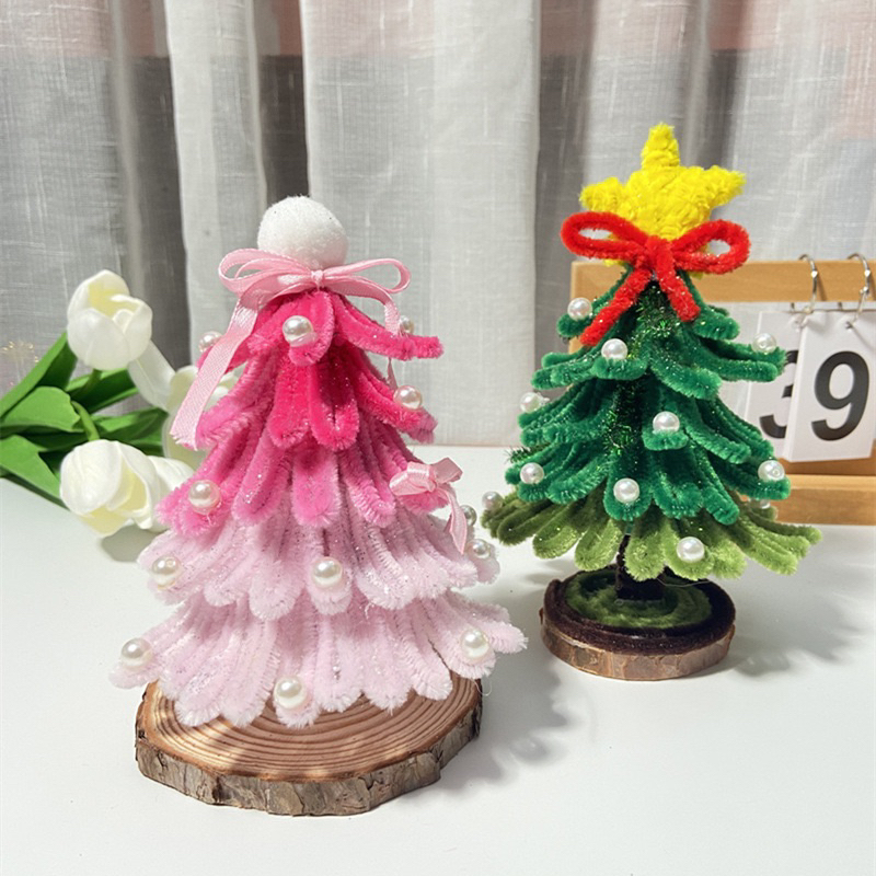 Cây thông noel mini làm sẵn quà tặng trang trí giáng sinh