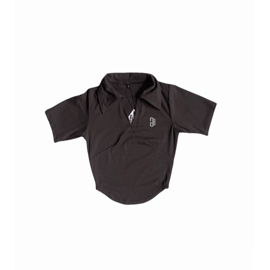 Áo tập thể thao gym yoga nữ croptop GB chất vải poly cao cấp, dày dặn co dãn tốt.