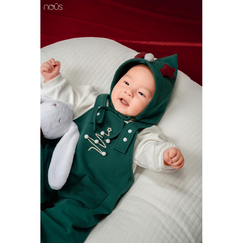 Bộ dài, ghi lê, yếm Nous Noel cho bé (3-6M đến 12-18M)