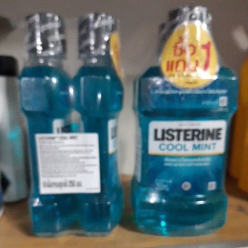 Nước xúc miệng Listerine Thái Lan chai 250ml tặng kèm chai 250ml